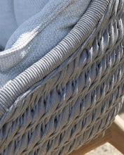 Load image into Gallery viewer, Solana Outdoor Handcrafted Rattan Love Chair /  Egg Chair with Ultra Soft Cushion
