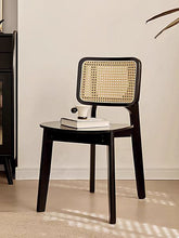 Load image into Gallery viewer, Marais Cane Back Black Dining Chair by Getz Interiors
