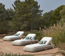 Load image into Gallery viewer, Santorini Luxe Outdoor Sun Lounger – Premium Relaxation by Getz Interiors
