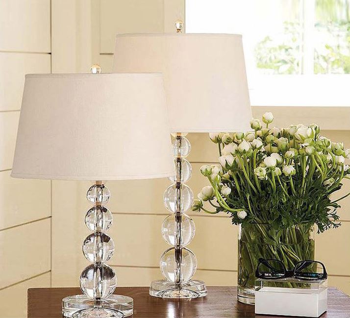 Modern Crystal Ball Table Lamp