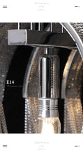 Load image into Gallery viewer, Luxury Italian Silver Tasse Cascading Aluminum Kitchen Island and Dinning Room Light
