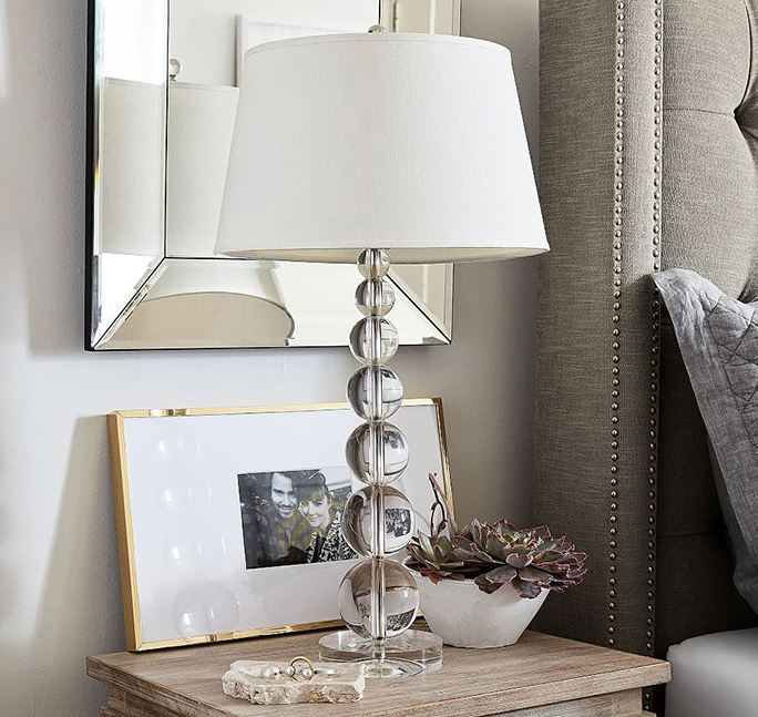 Modern Crystal Ball Table Lamp