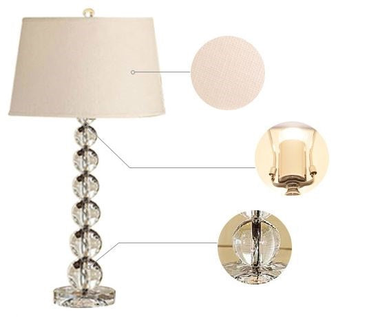 Modern Crystal Ball Table Lamp