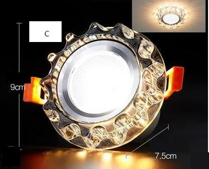 Luxurious Crystal Led Ceiling Spotlight