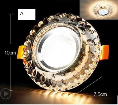 Luxurious Crystal Led Ceiling Spotlight