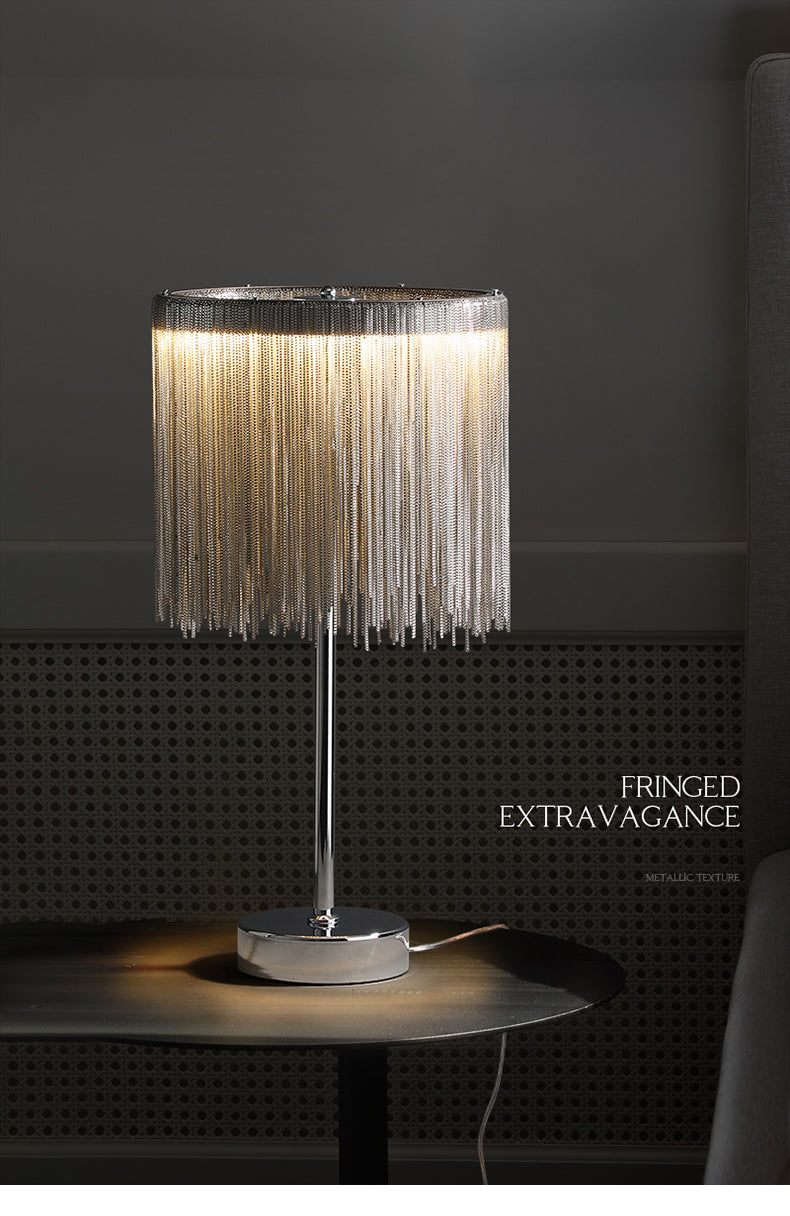 Luxury Tassel Bedside Table Lamp