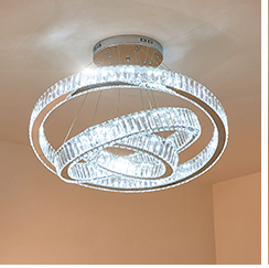 Aonani LED Crystal Ceiling Light