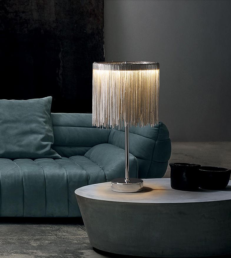 Luxury Tassel Bedside Table Lamp