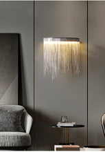 Load image into Gallery viewer, Modern Luxury Italian Tassel Crystal Elegant LED Wall Light Style A
