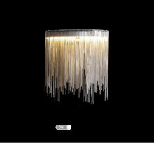 Load image into Gallery viewer, Modern Luxury Italian Tassel Crystal Elegant LED Wall Light Style A
