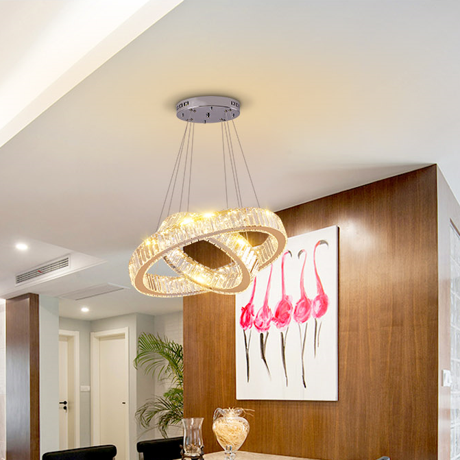 Aonani LED Crystal Ceiling Light