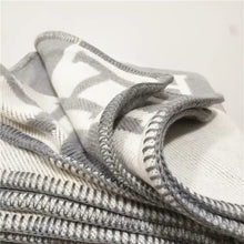 Load image into Gallery viewer, High Quality Wool Cashmere Warm Throw Blanket and Cushion
